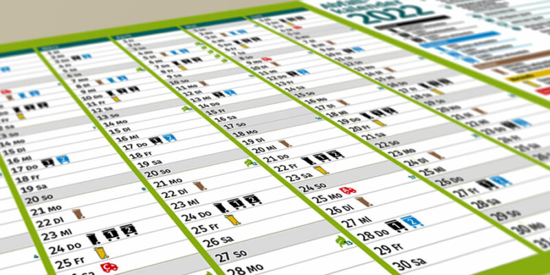 Die neuen Abfallkalender 2022 - AWV